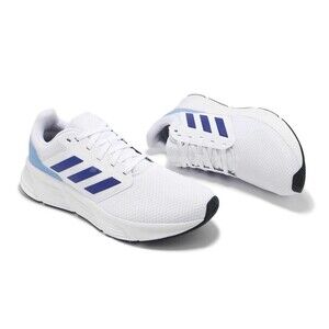 Adidas Galaxy 6 Mens Size 8 Shoes Sneakers White Blue Athletic Running IE8141